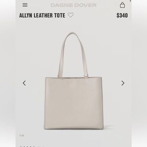 DAGNE DOVER ALLYN LEATHER TOTE